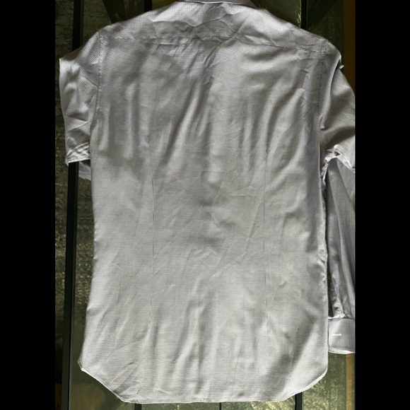 John Varvatos Shirt Italian Slim Fit Italy Purple - Picture 6 of 8